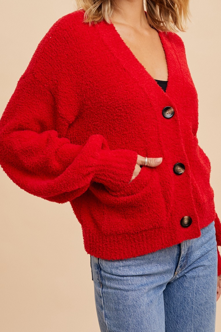 Cozy Chenille Cardigan Trouble Boutique
