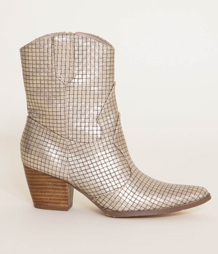 Bambi Gold Weave Boots