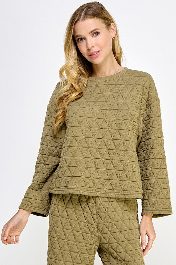 Olivia Quilted Top