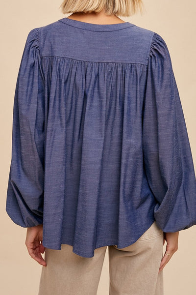 Henley Blouse