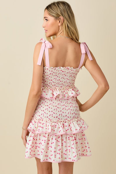 Rosy Ruffle Dress