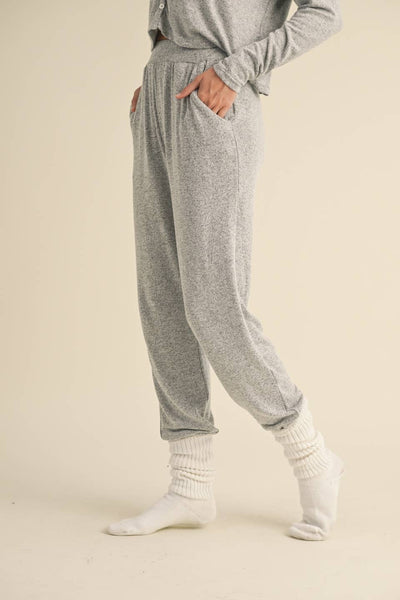 Brushed Hacci Jogger Pants