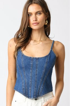 Payton Denim Top