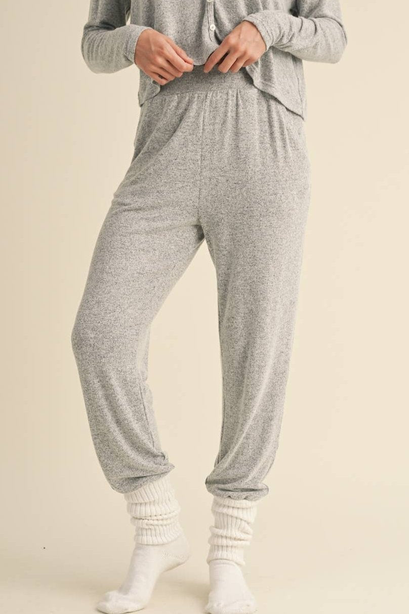 Brushed Hacci Jogger Pants