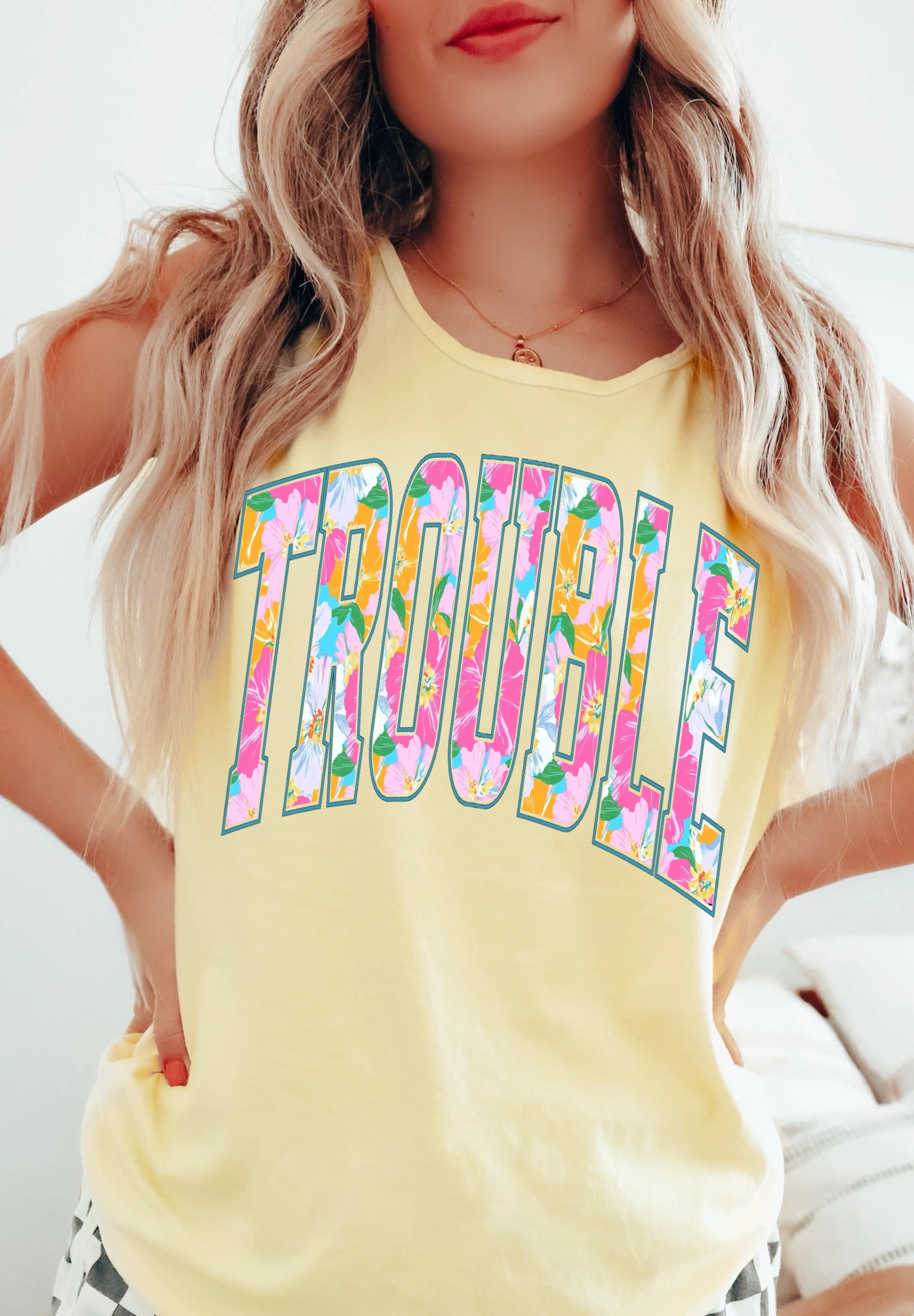 Trouble Graphic Tank
