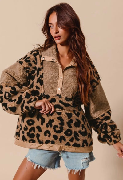 Wild Side Leopard Pullover