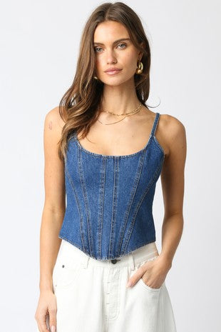 Payton Denim Top