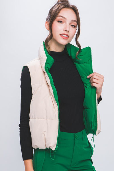 Reversible Puffer Vest