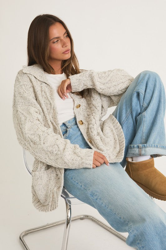 Cozy Nights Oversized Cardigan