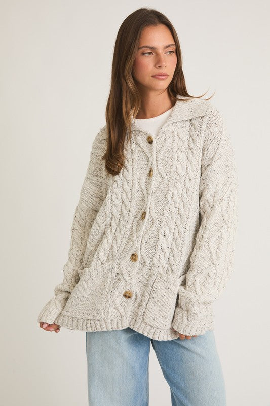 Cozy Nights Oversized Cardigan