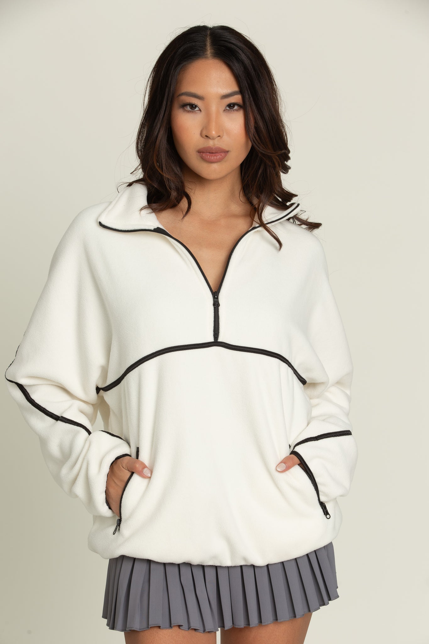 Gold Hinge Half Zip Pullover