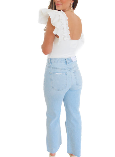 90's Vintage Straight Jeans