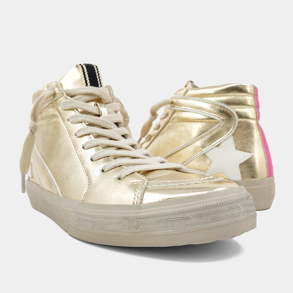 Roxi Gold Sneaker